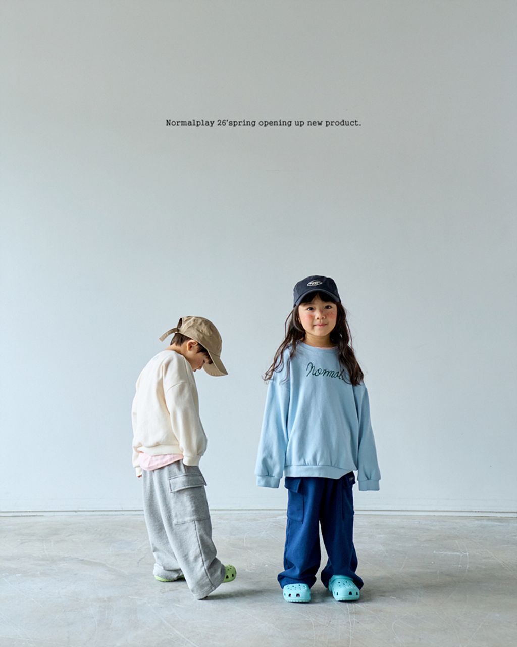 노멀봄카고바지 모델 (12)