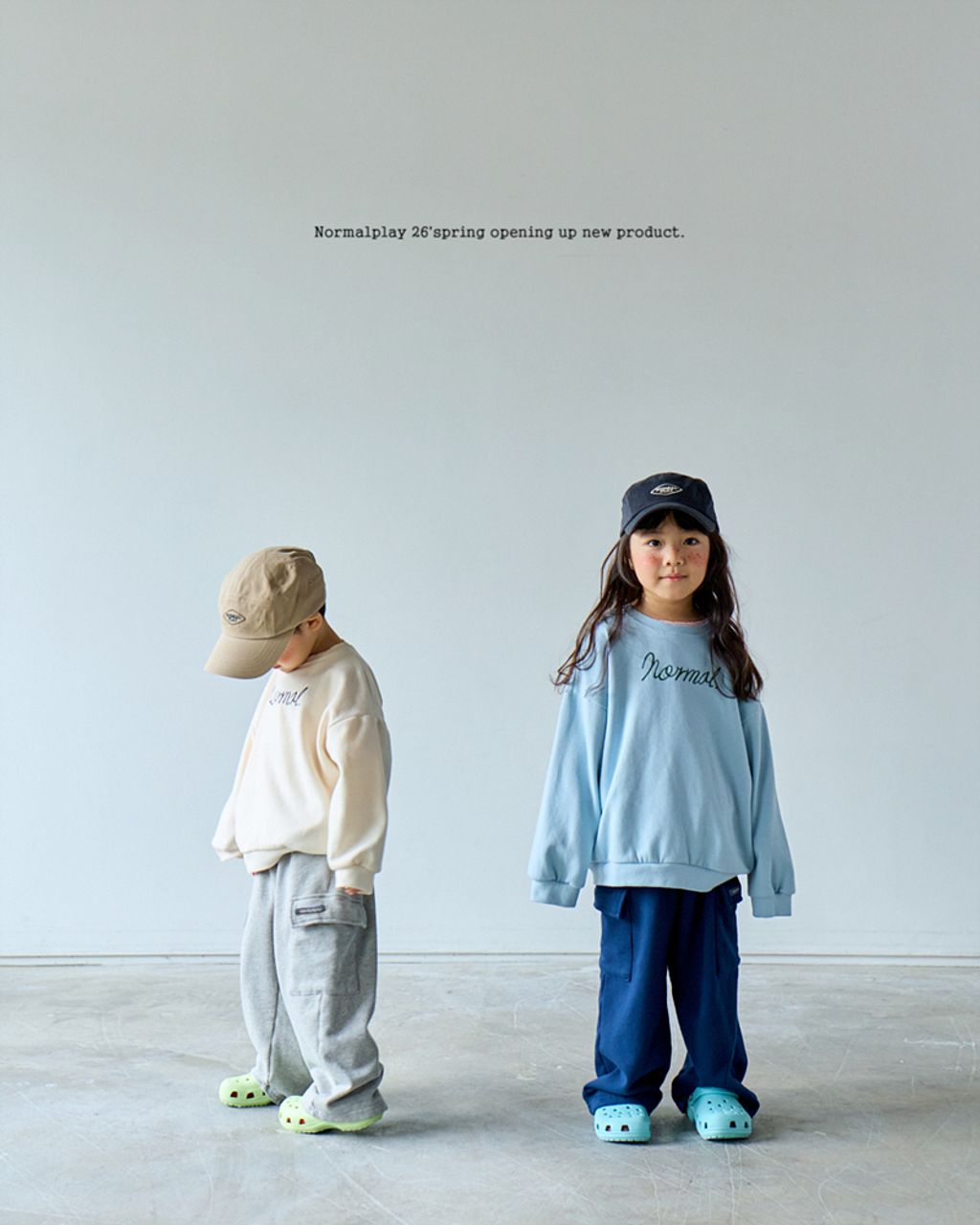 노멀봄카고바지 모델 (14)