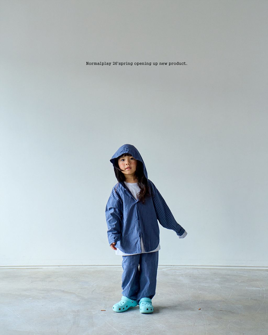 피터팬체크후드셔츠 모델 (8)