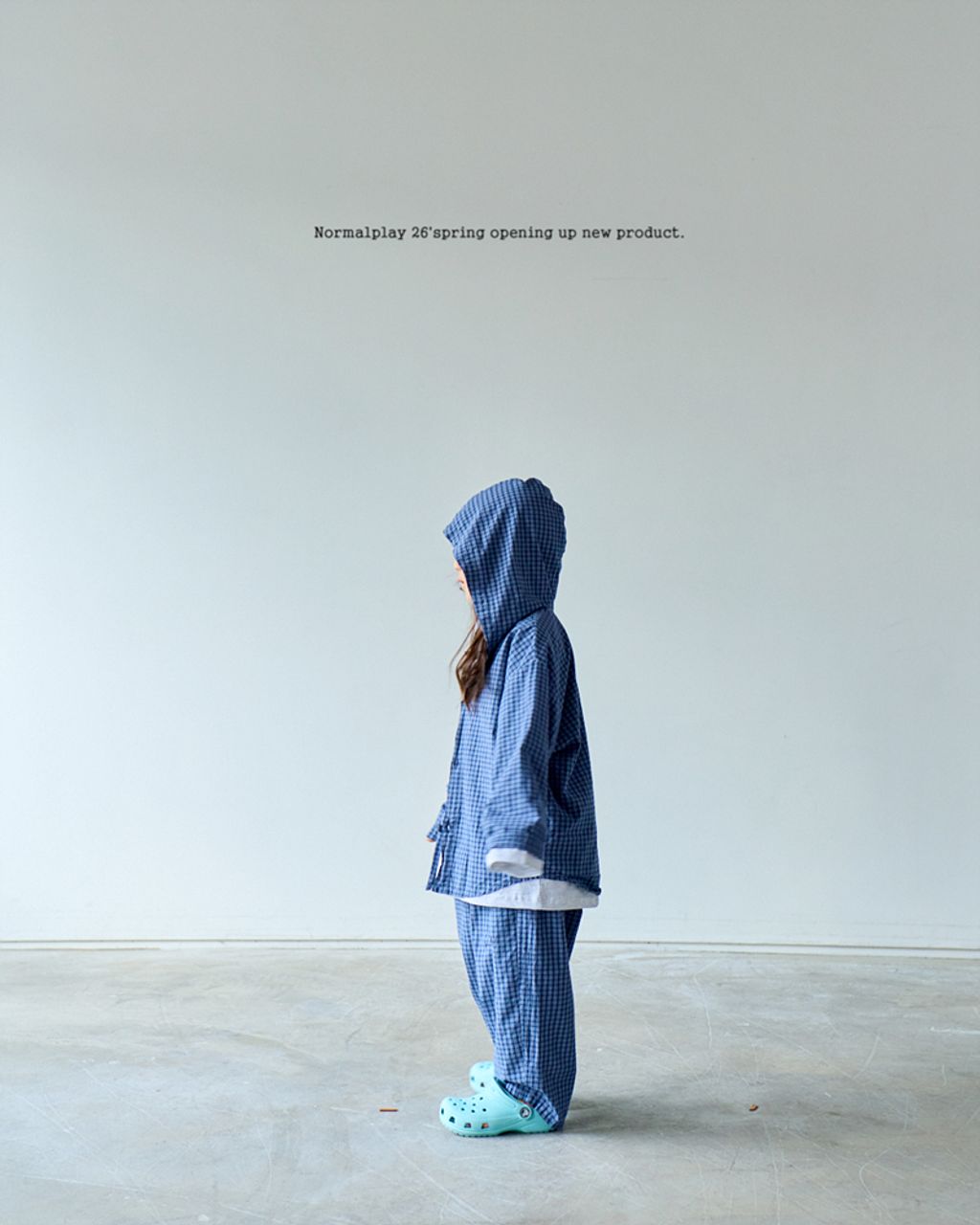 피터팬체크후드셔츠 모델 (7)