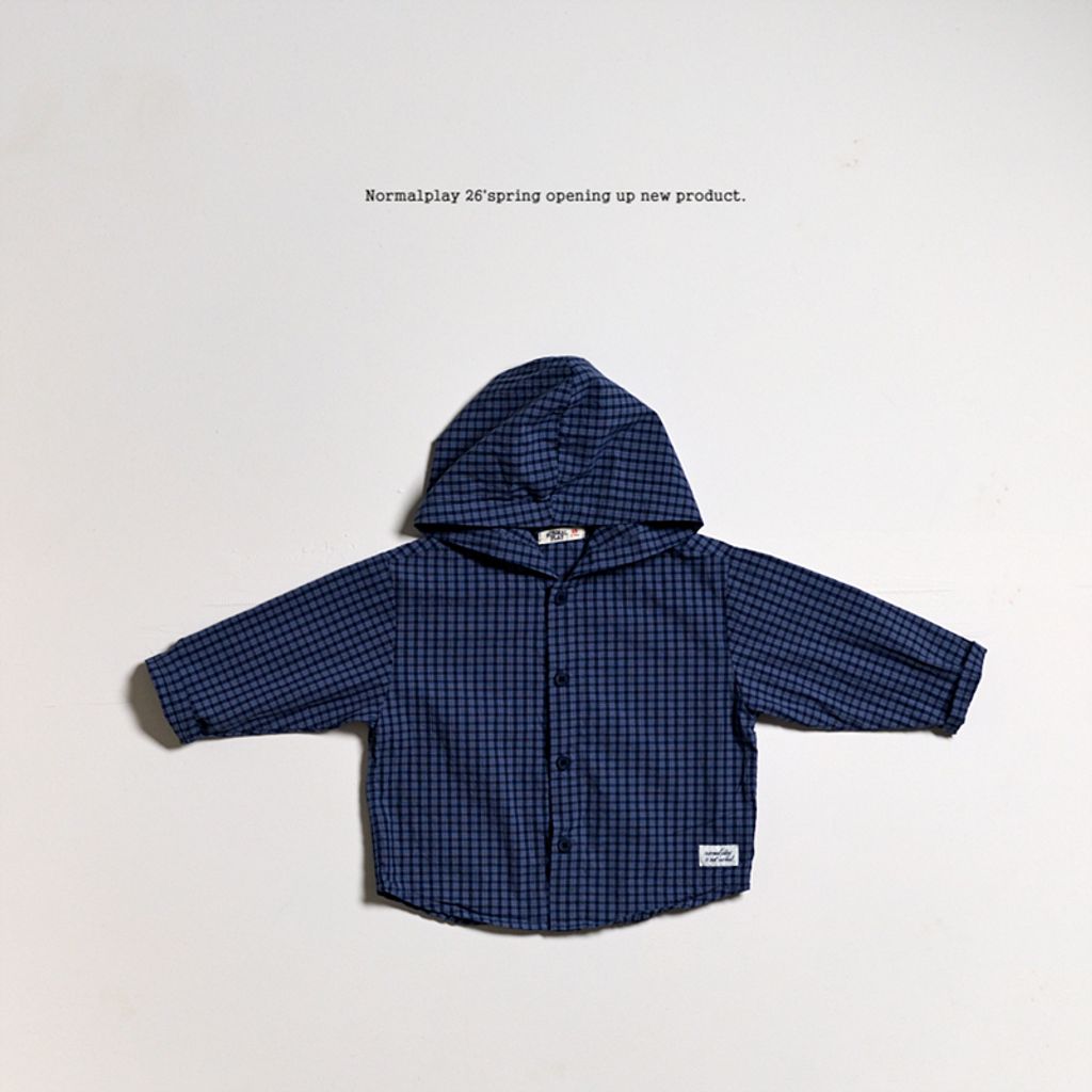 피터팬체크후드셔츠 (2)