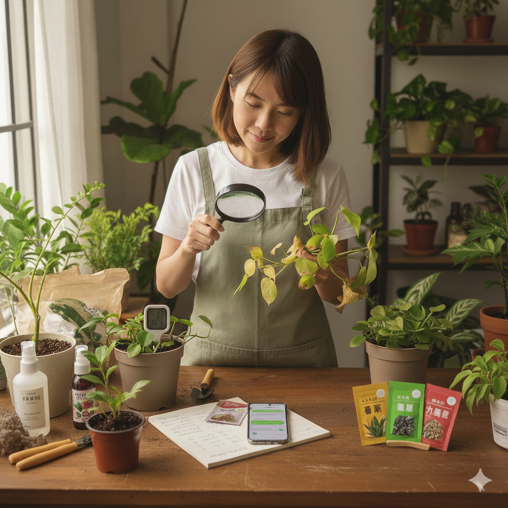 植春樹植物健檢開跑！植物長不好怎麼辦？免費檢查、專業判斷一次搞定｜台中植物健檢服務