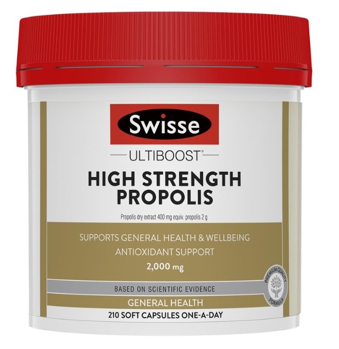 Swisse 高濃度蜂膠軟膠囊210粒