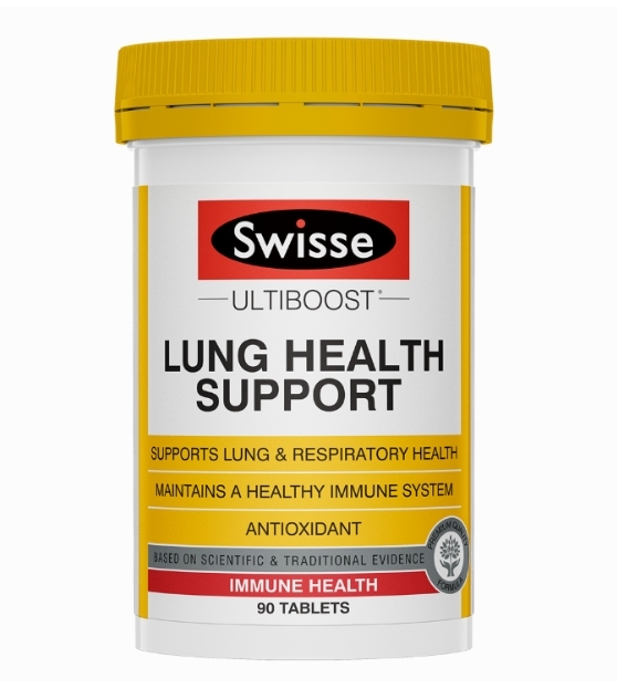 Swisse Lung Support草本清肺片清肺靈護肺片90片