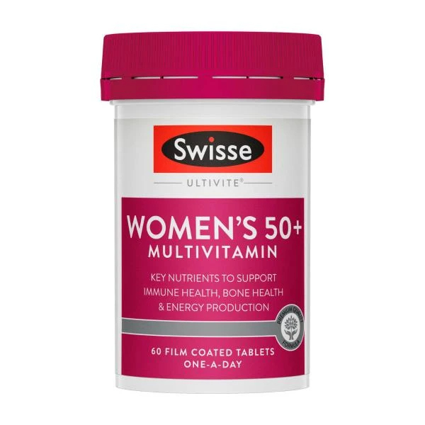 Swisse 女性 50+ 綜合維他命 60錠 Swisse Ultivite Women's 50+ Multivitamin With Key Nutrients  60 pack