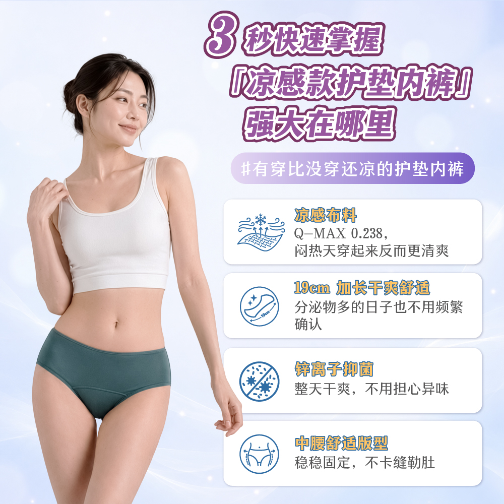 涼感|加長型中腰護墊內褲_海外商品頁_3