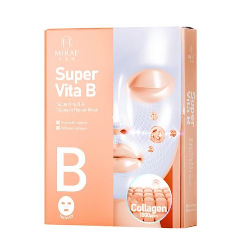 未來美超能膠原B彈力護理修護面膜4入_0