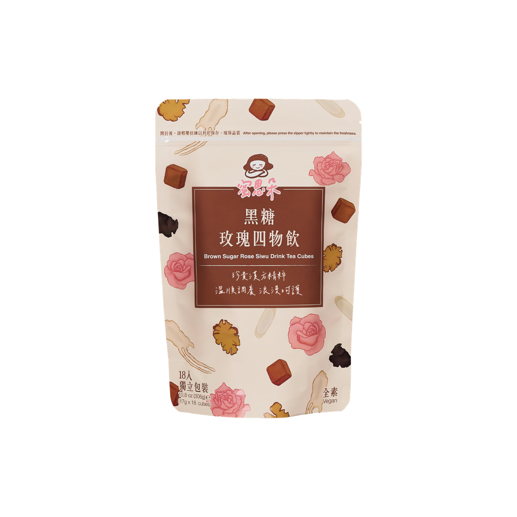 黑糖玫瑰四物飲