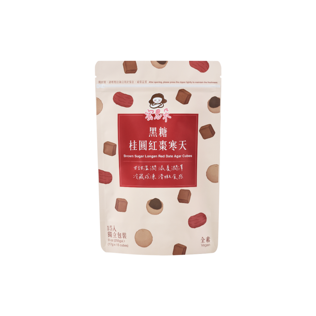 黑糖桂圓紅棗寒天