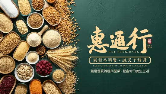  | 惠通行 ｜天然穀物嚴選｜迪化街百年老店
