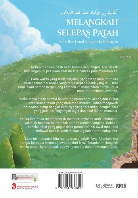 nelangkah selepas patah back cover