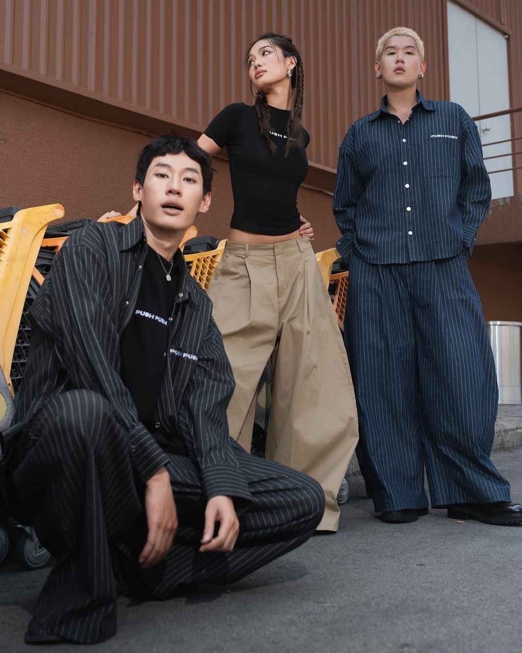 Push Push - PP STRIPES PANTS & PP KHAKI PANTS (條紋/素面) – I