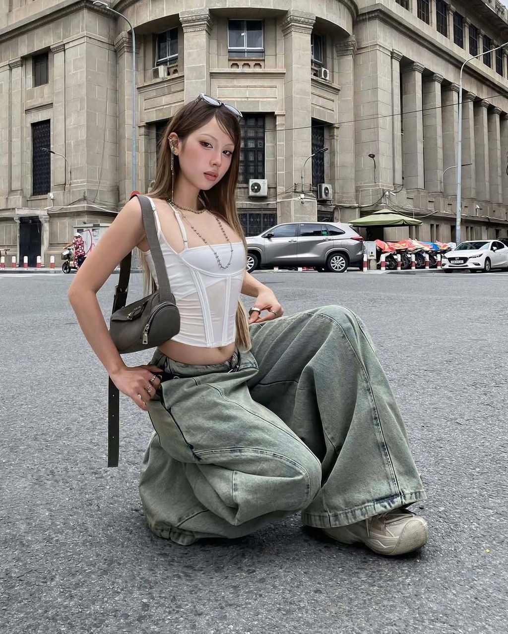 #bunnyhillconcept-- MELIOS MESH TOP -- LUFT PANTS VER.JEAN