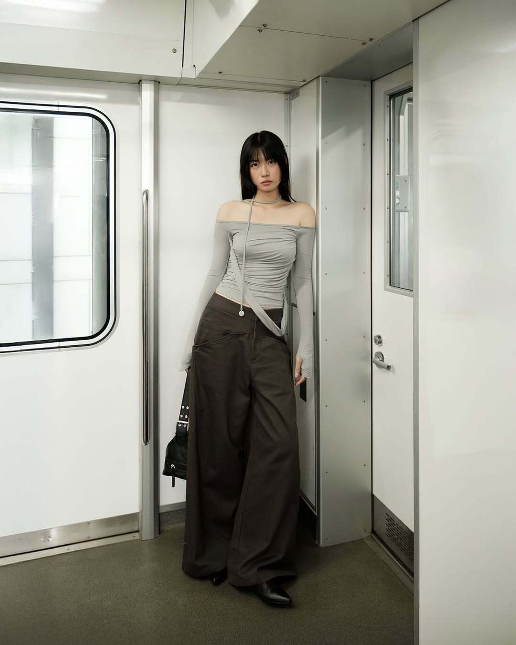 #bunnyhillconcept-- MELVIN LONG SLEEVE TOP -- SEYMOUR PANTS ( OUT-STOCK ) (1)