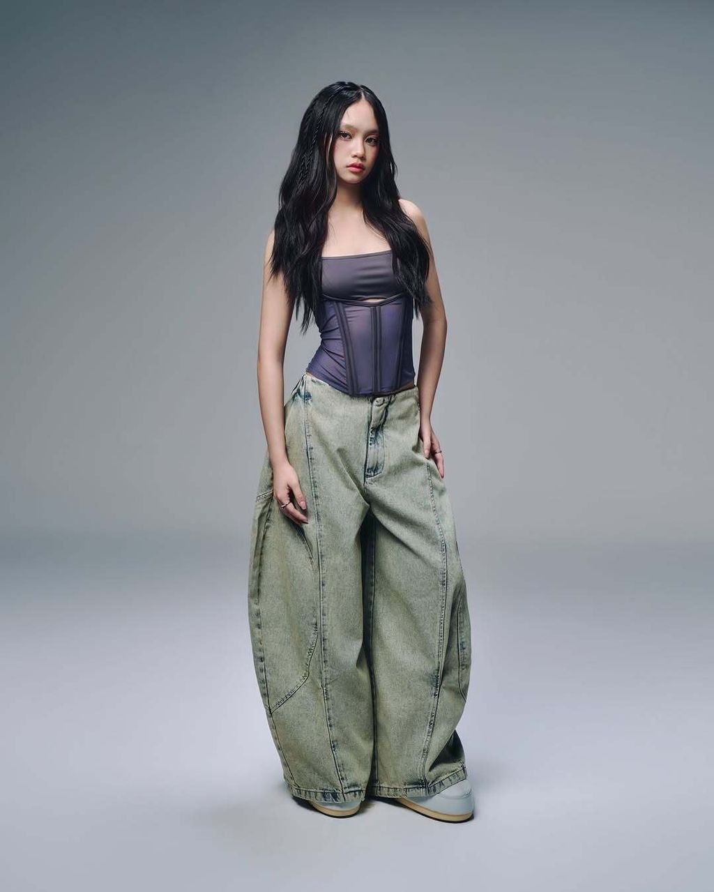 #bunnyhillconcept -- MELIOS MESH TOP -- LUFT PANTS VER.JEAN (2)