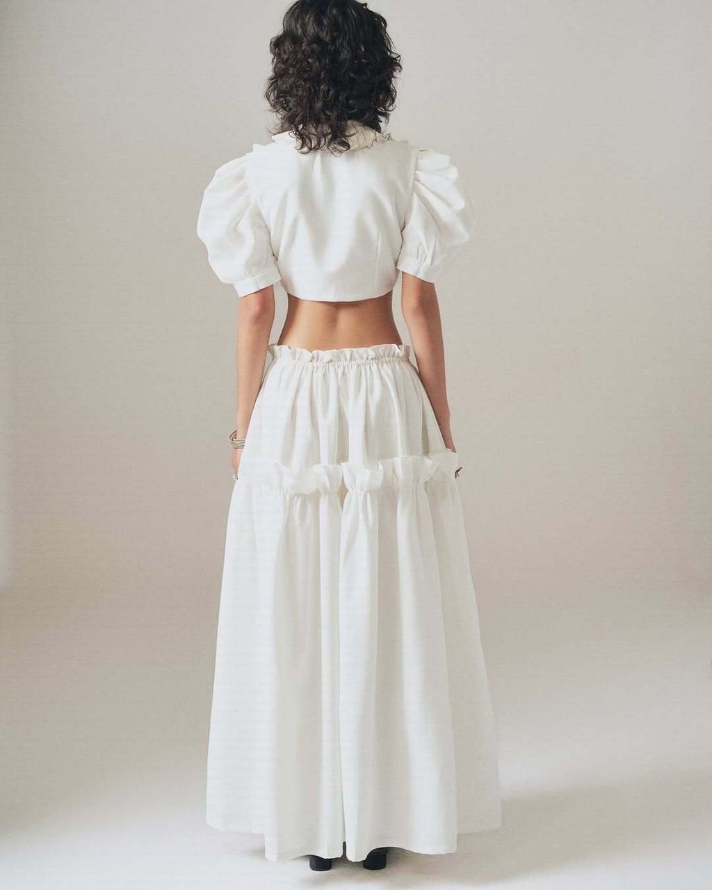 Lullaby Top- features a unique cropped silhouette with a playful tie-front detail, adding a yout (2)