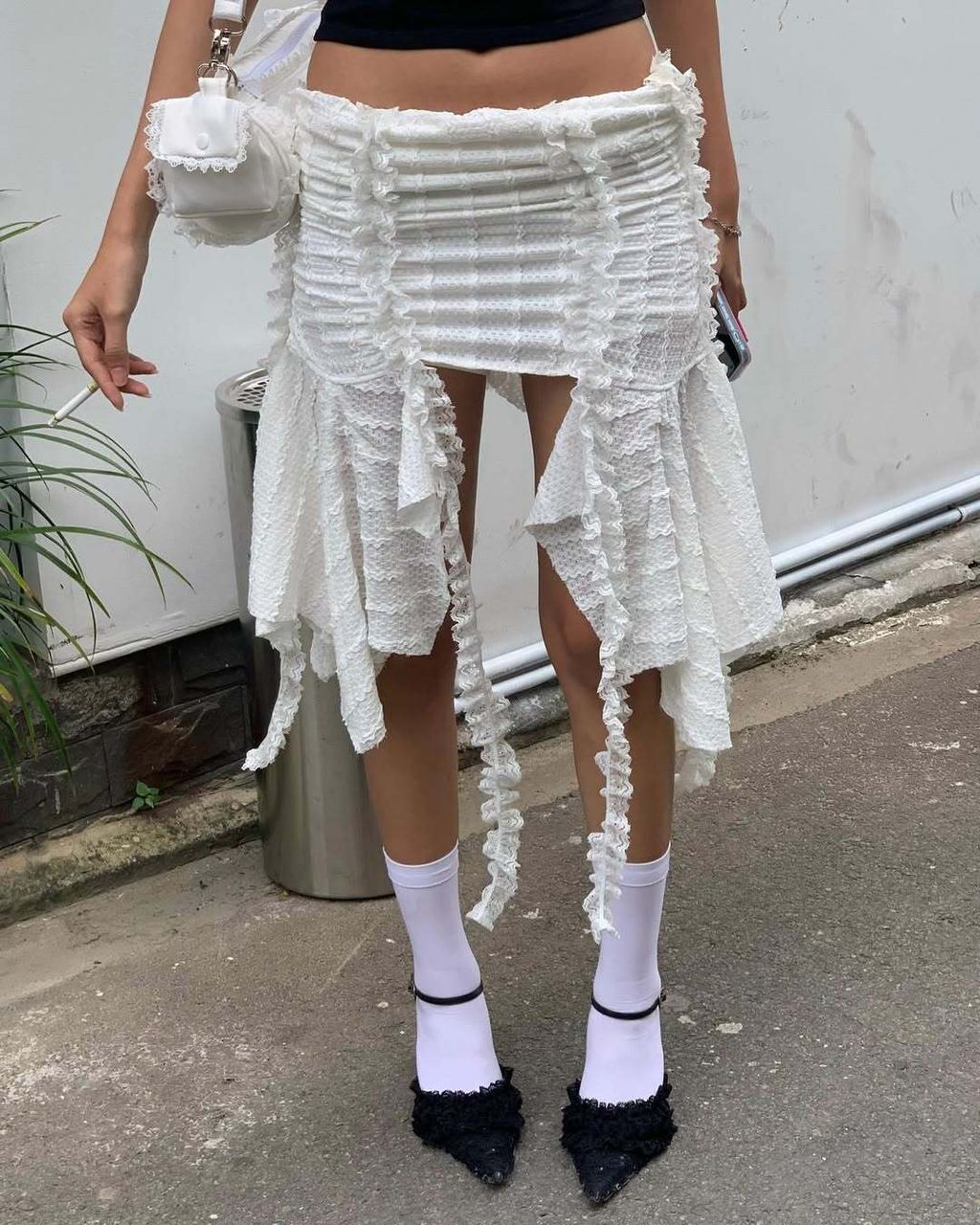 Styling 2 DAY TOPS as a skirt 🌬️