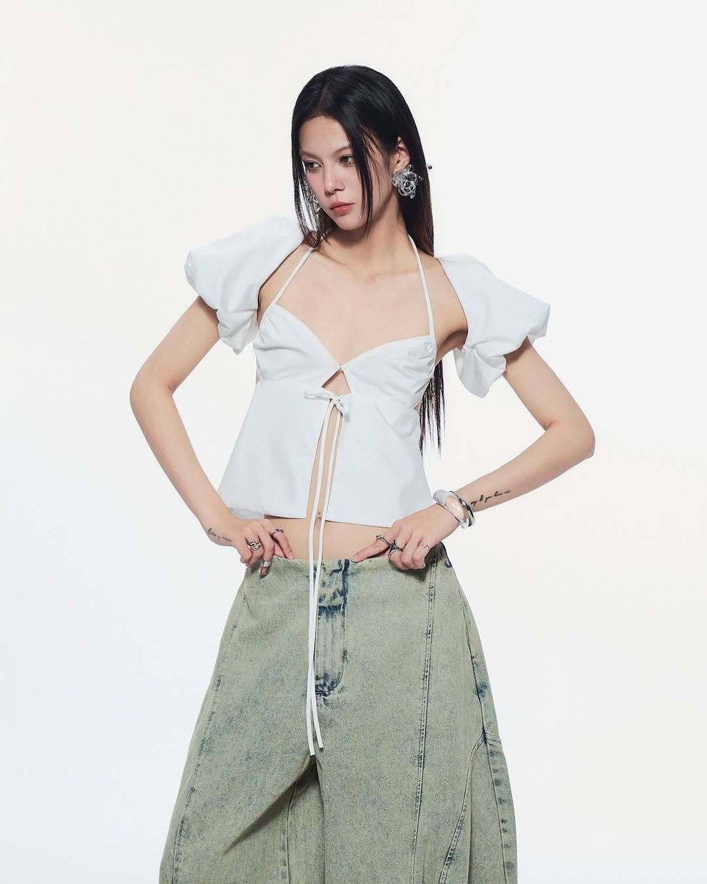 #bunnyhillconcept-- BEAU TOP (PRE-ORDER)-- LUFT PANTS VER.JEAN