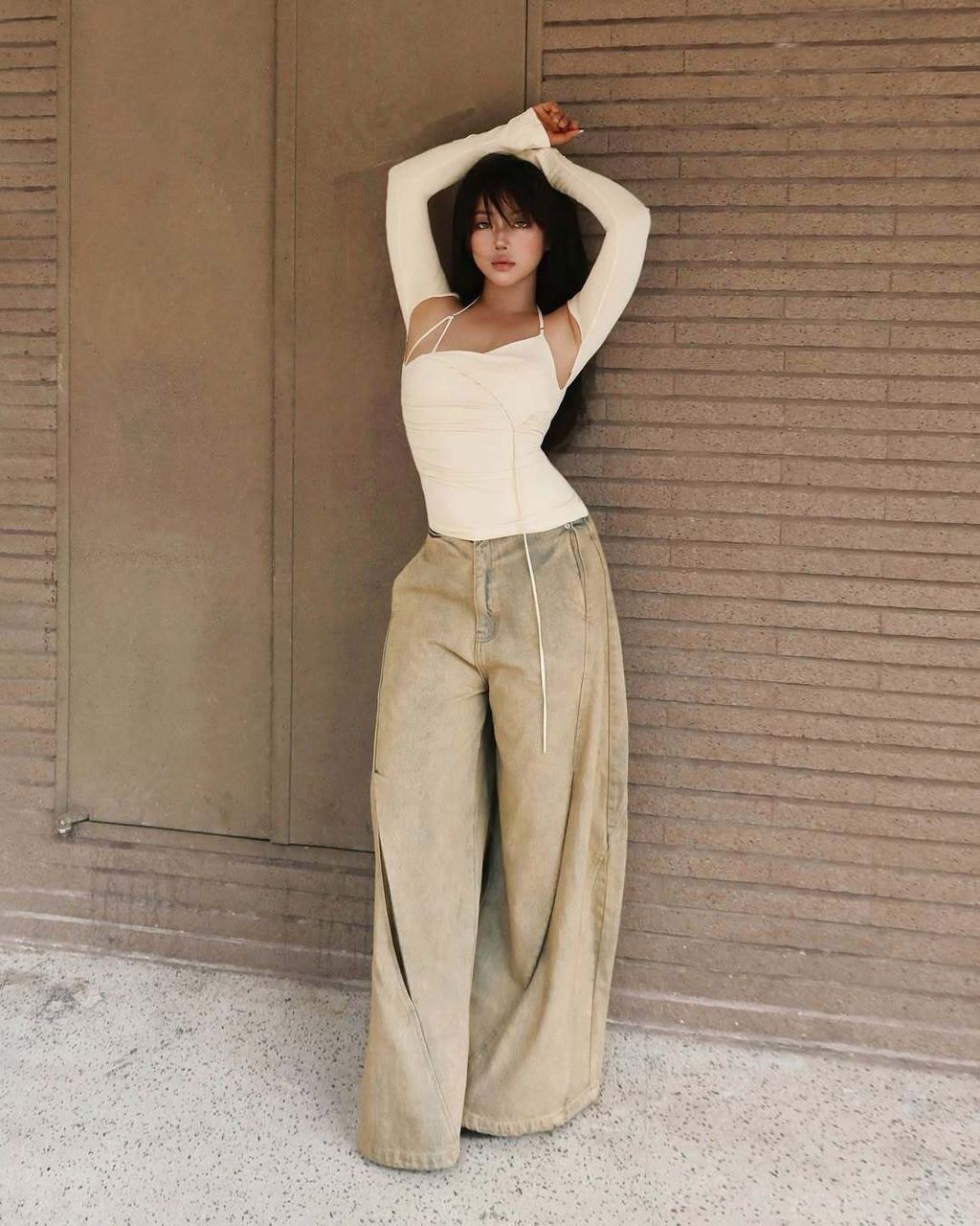 #bunnyhillconcept-- SANSA LONG SLEEVE TOP [ PRE-ORDER ]-- LUDOVIC PANTS VER.JEAN (2)