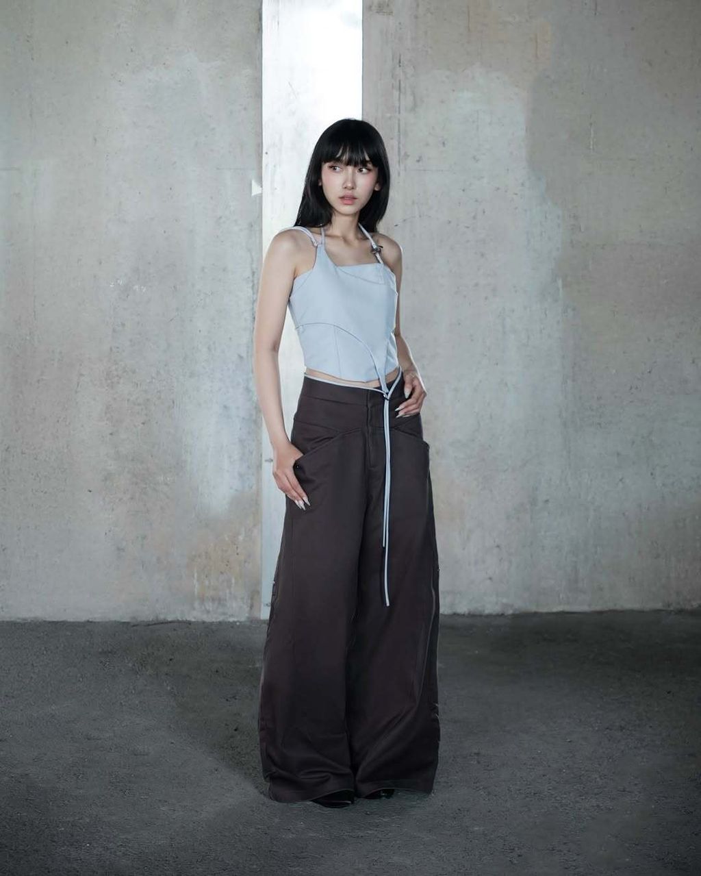 #bunnyhillconcept-- LULLABY HALTER TOP -- SEYMOUR PANTS