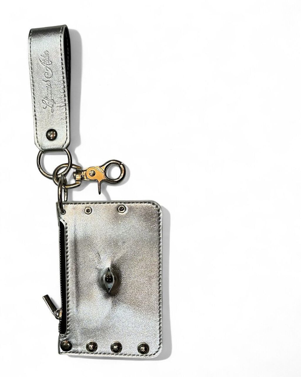 luftmensch atelier - mini walletPremium metallic leather with a sleek, futuristic shineUnique em (1)