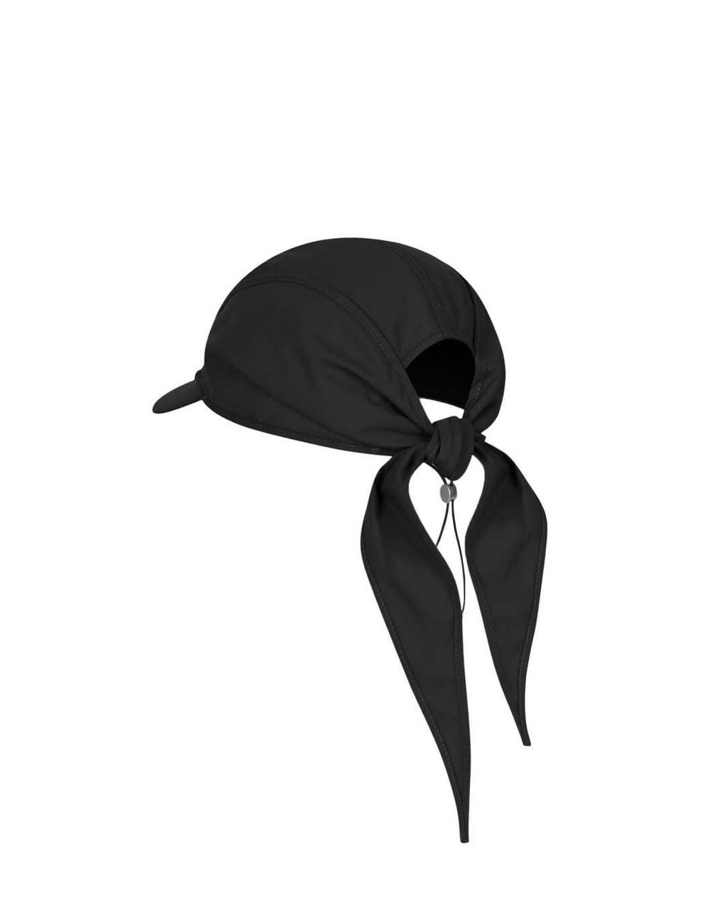 Product Details – Nylon Scarf Cap• Material- 100% Polyester • Color- Black - Dark grey• Scarf-st (5)