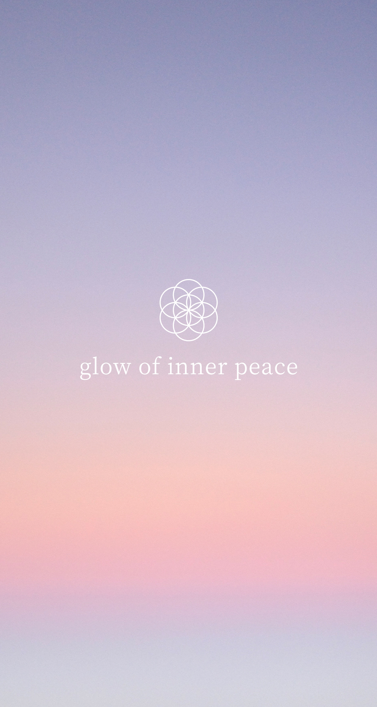  | 敞 glow of inner peace