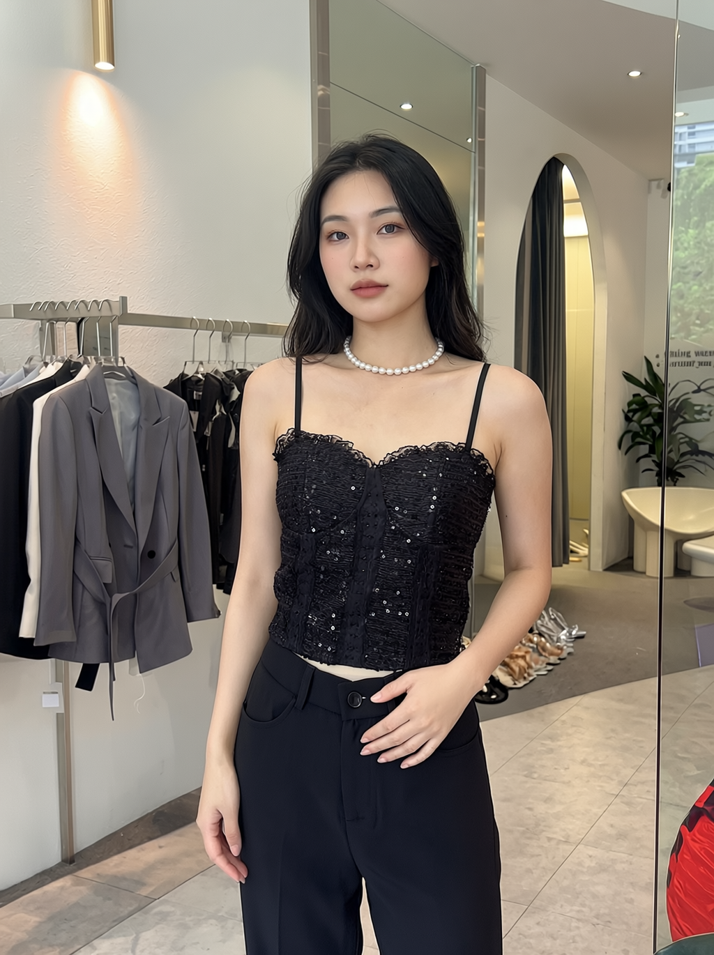 Gen4 make the model pose casually without changing anything else a-2