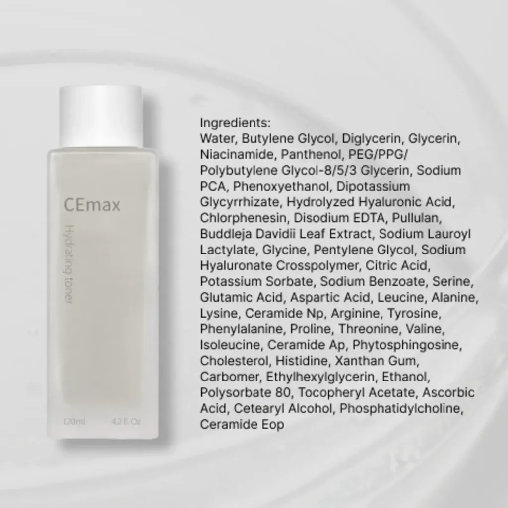 CEmax玻尿酸保濕修護舒活水全成分
