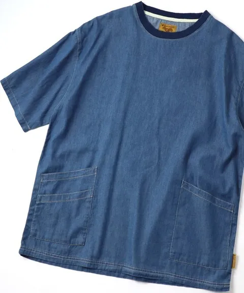 gym masterライトデニムTEE-9