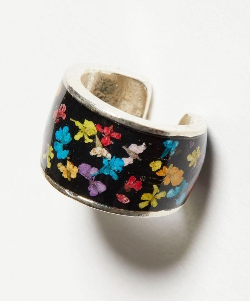 rehacer - Flower Plate Ear Cuff9