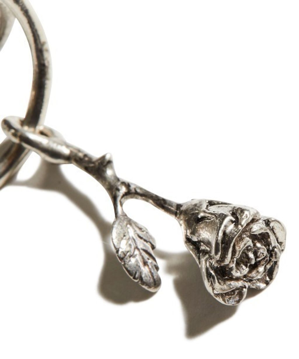 Rose W Ring Ear Cuff-1-3