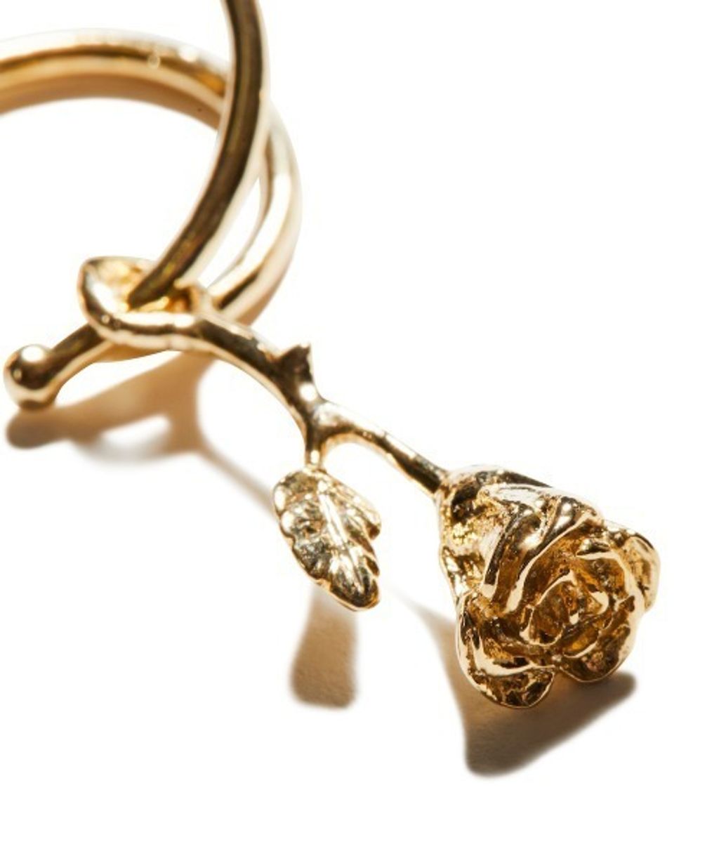 Rose W Ring Ear Cuff-2-1