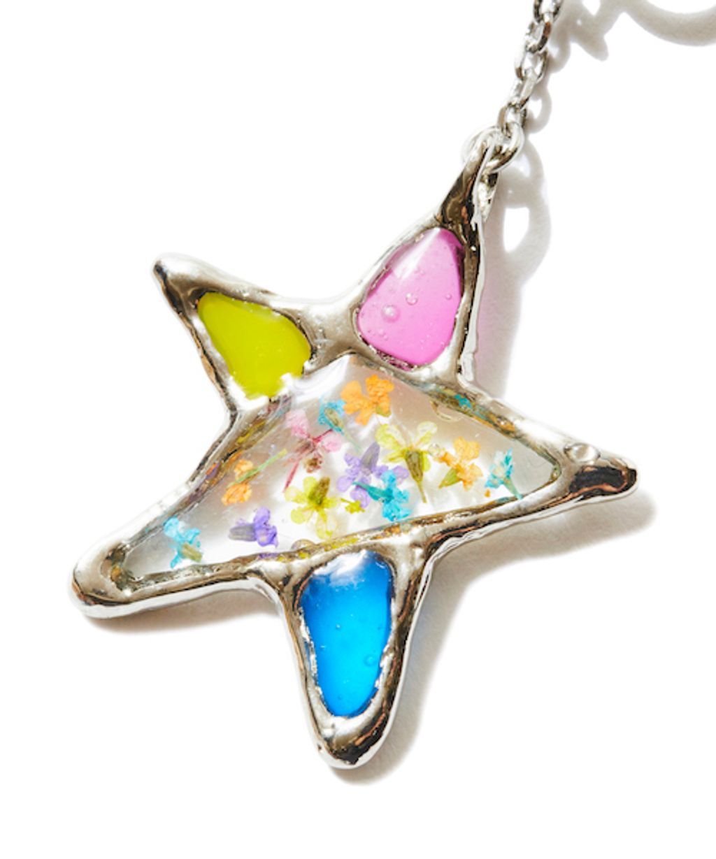 Stained glass Star Earrings-2-2