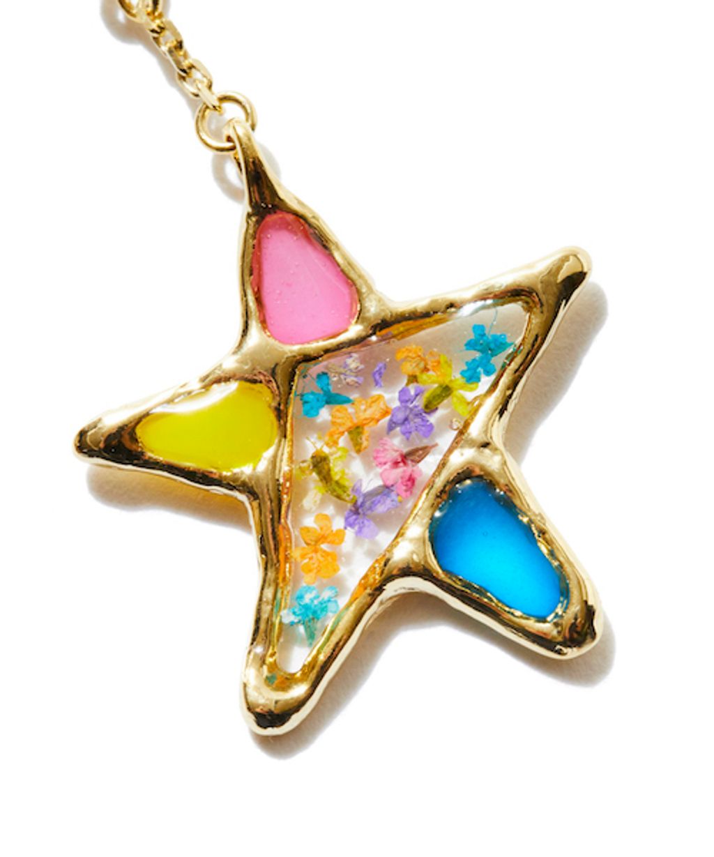 Stained glass Star Earrings-1-2