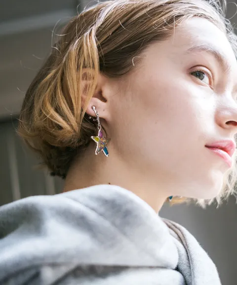 Stained glass Star Earrings-2-1