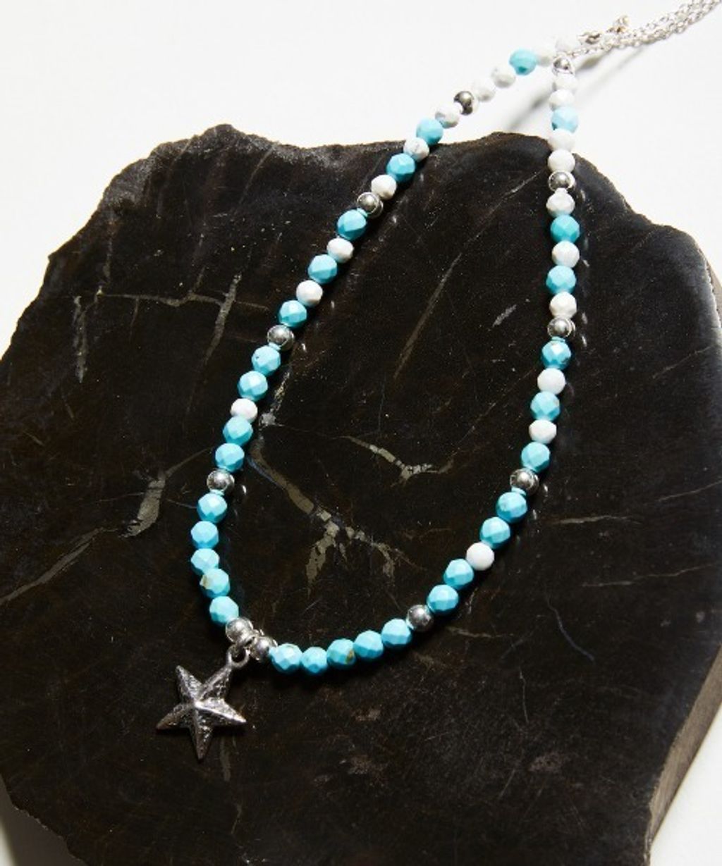 Star Natural Stone Necklace-1-2