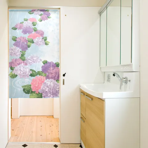 山中奈緒子「紫陽花と雨」-3