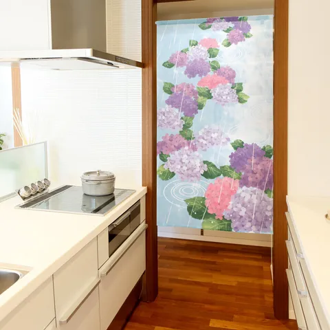 山中奈緒子「紫陽花と雨」--4