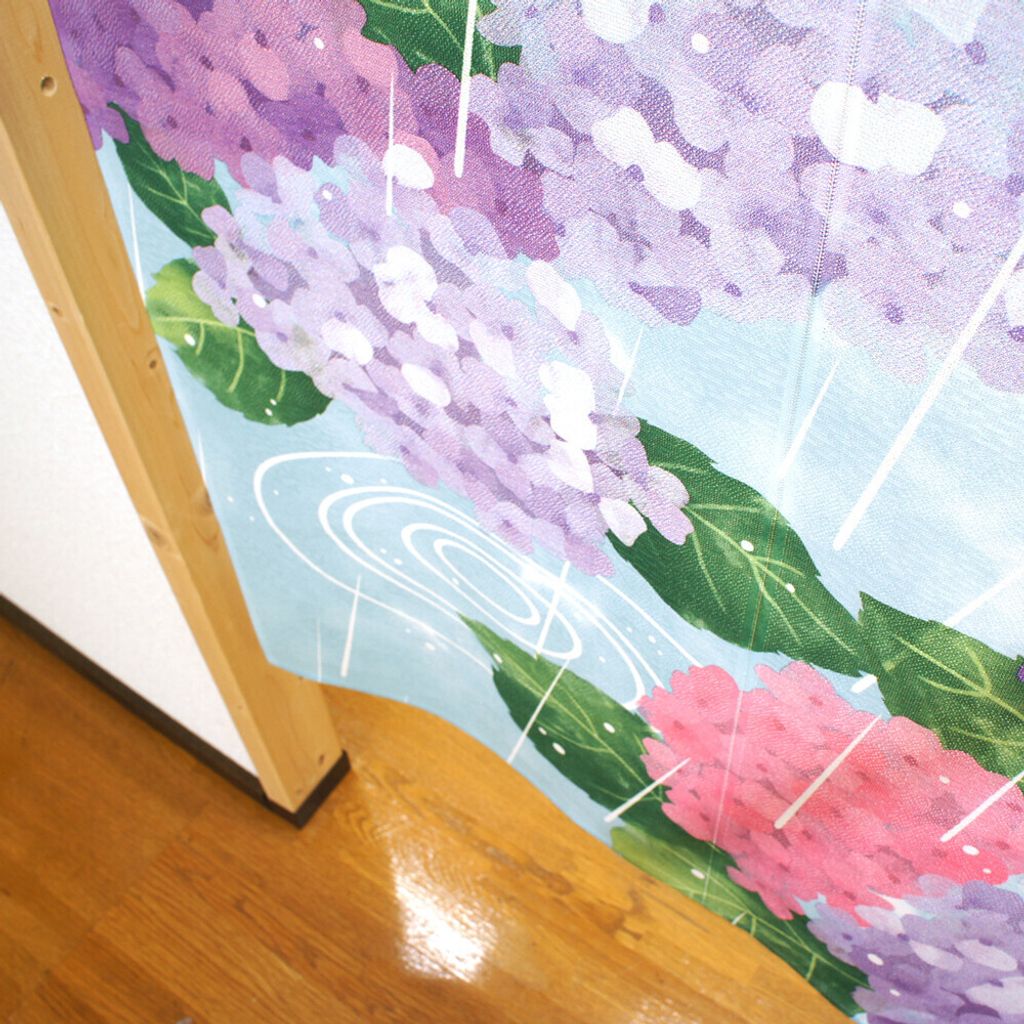山中奈緒子「紫陽花と雨」-6