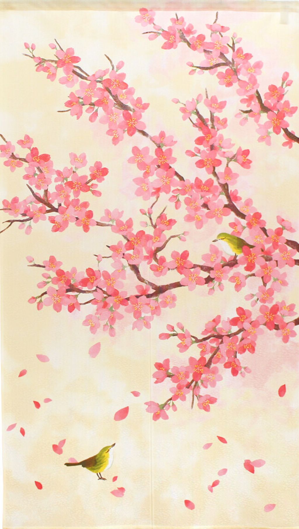 山中奈緒子「桜と鳥」-1