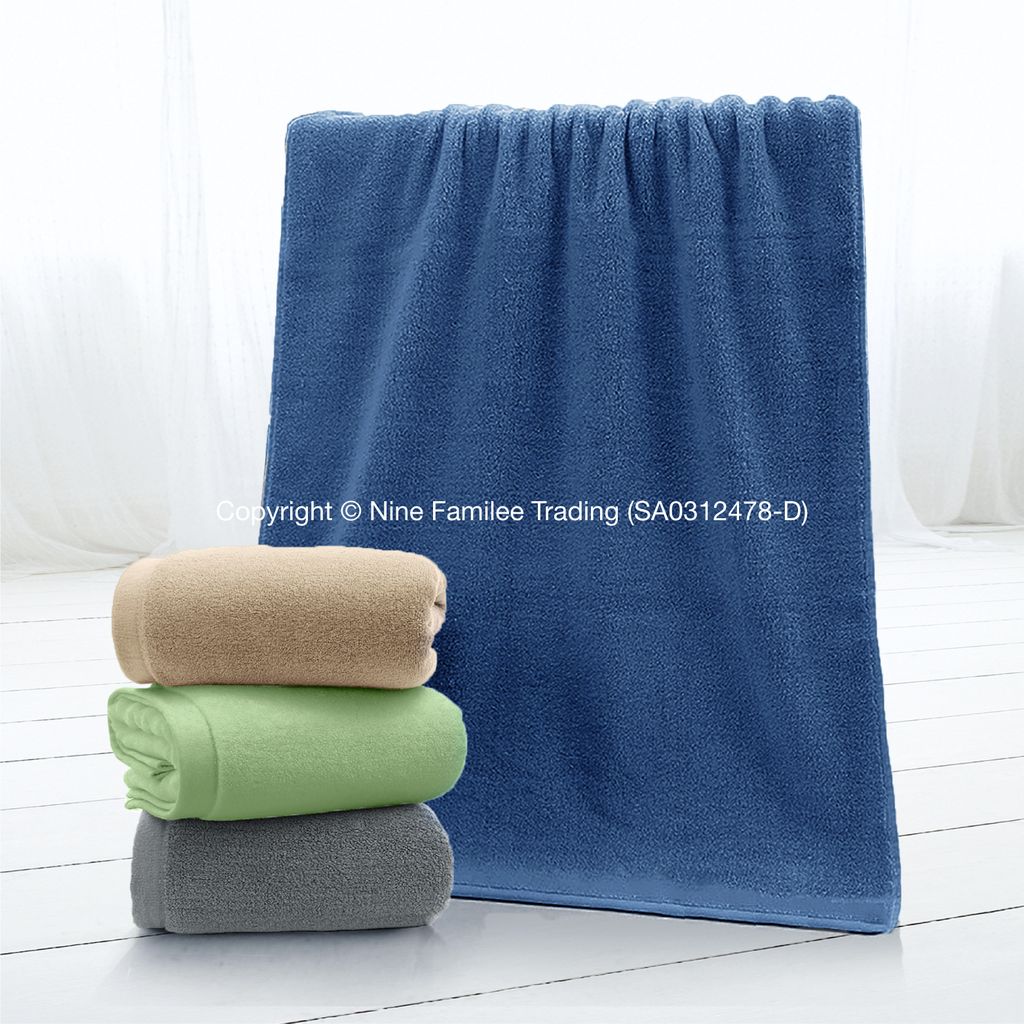 Products - NEW Plain Colored Cotton Bath Towels-02