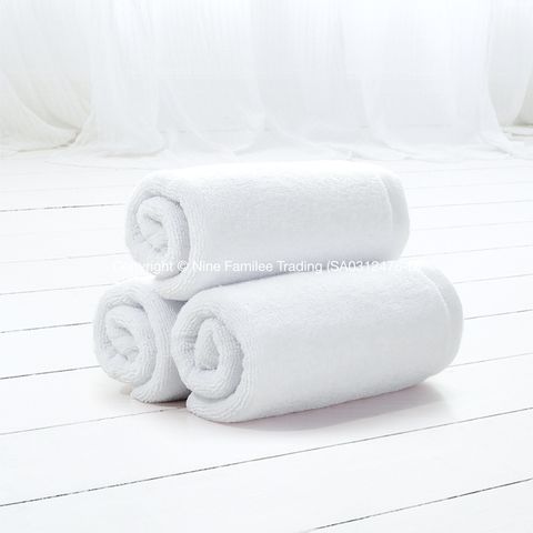 Products - Plain White Cotton Hand Towels-02