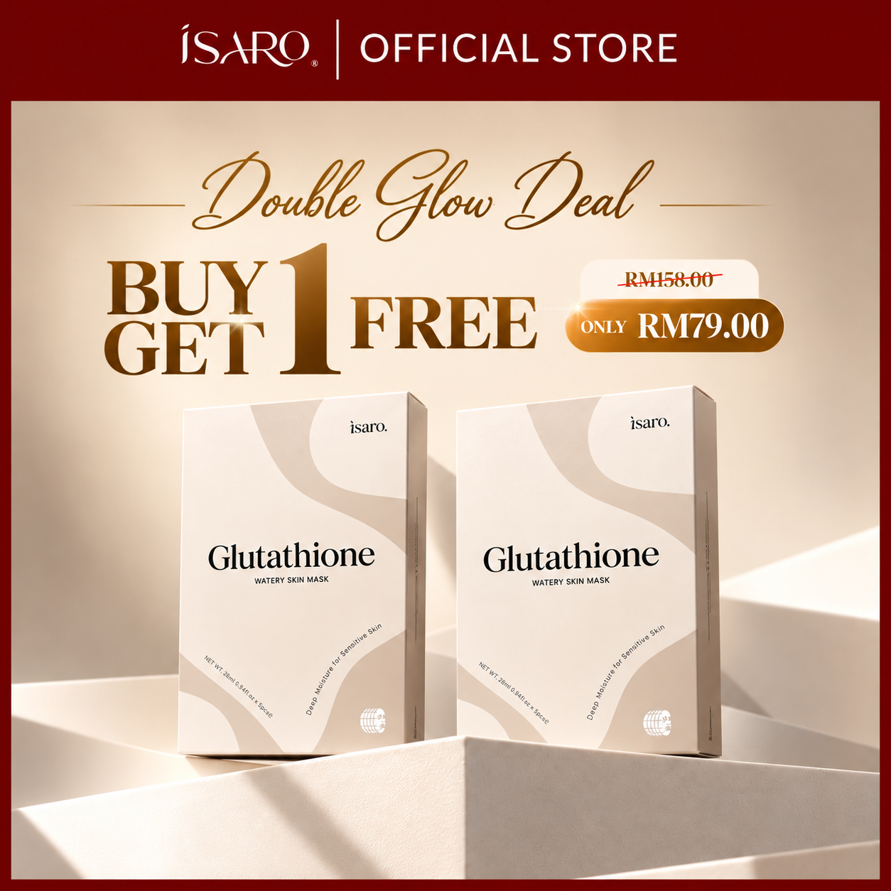 Isaro Double Glow Deal Skincare Promo