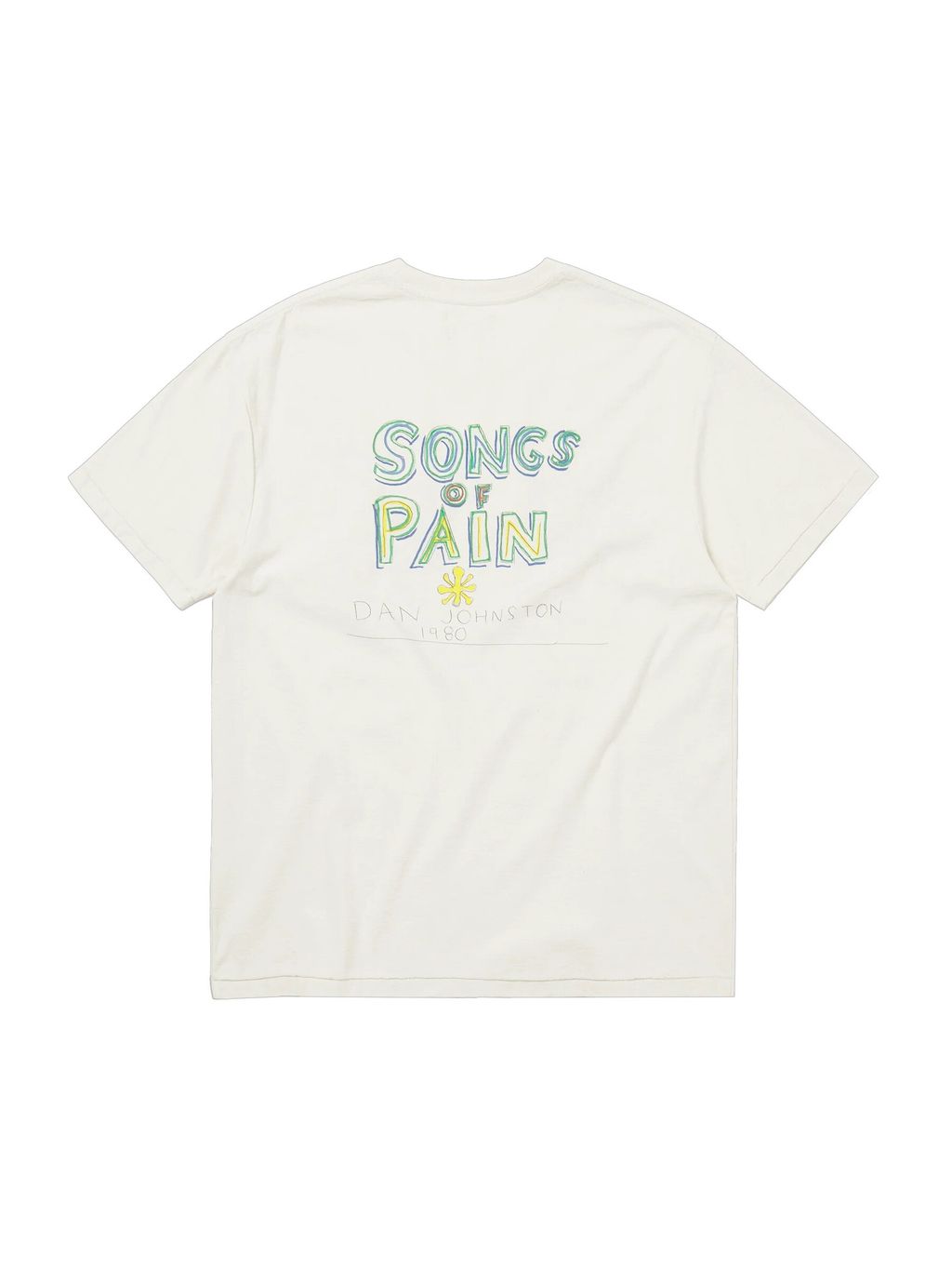 TNT Daniel Johnston SONGS of PAIN Faded Tee Natural 3