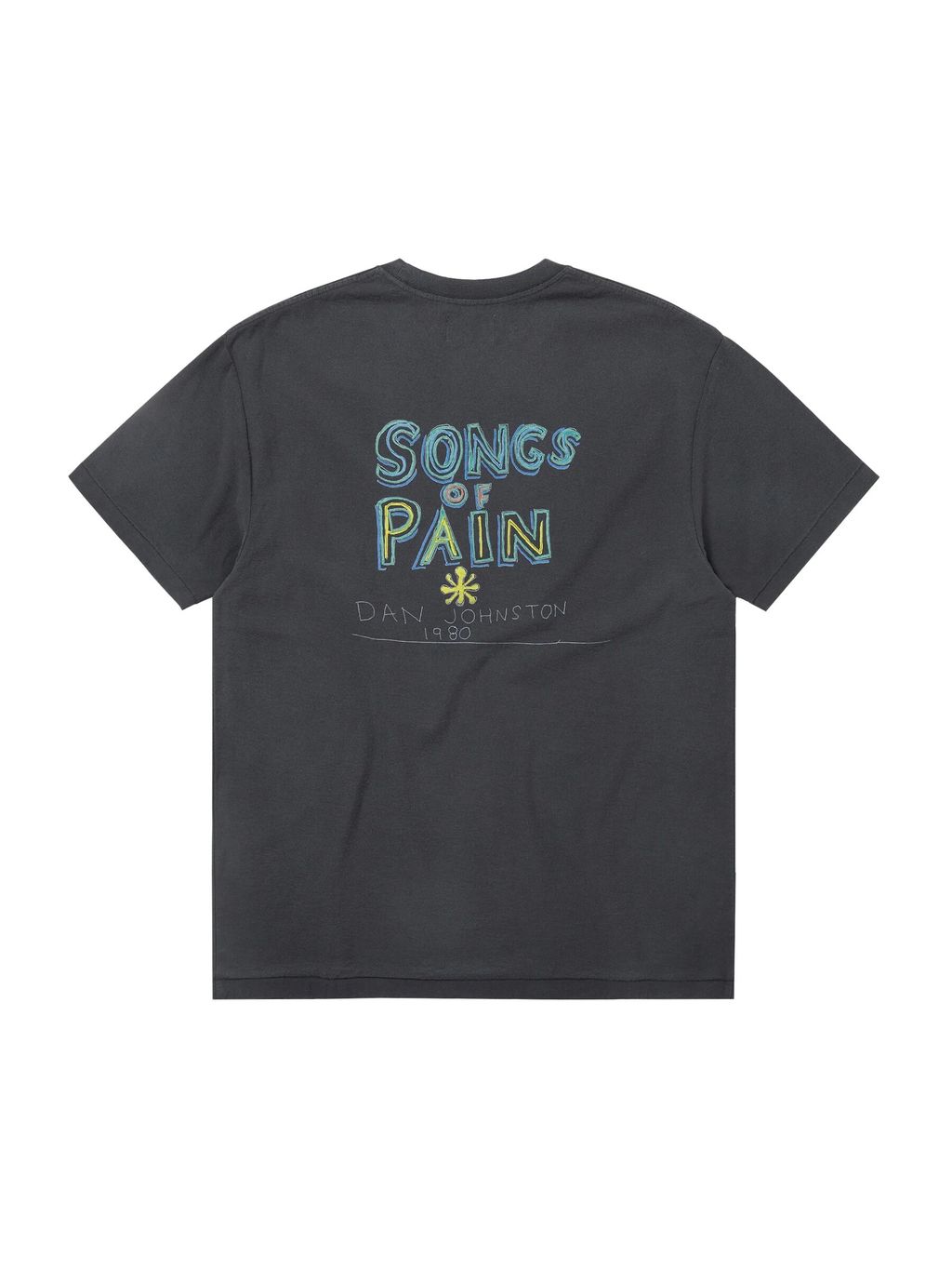 TNT Daniel Johnston SONGS of PAIN Faded Tee Off Black 3