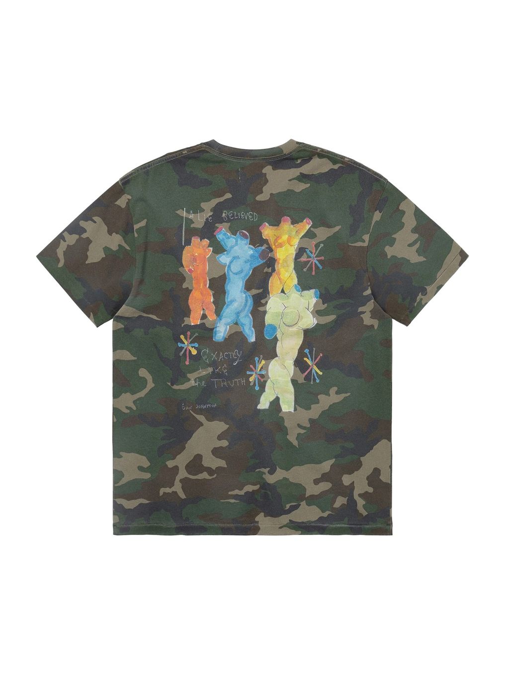 TNT Daniel Johnston Mannequins Tee Camo 3