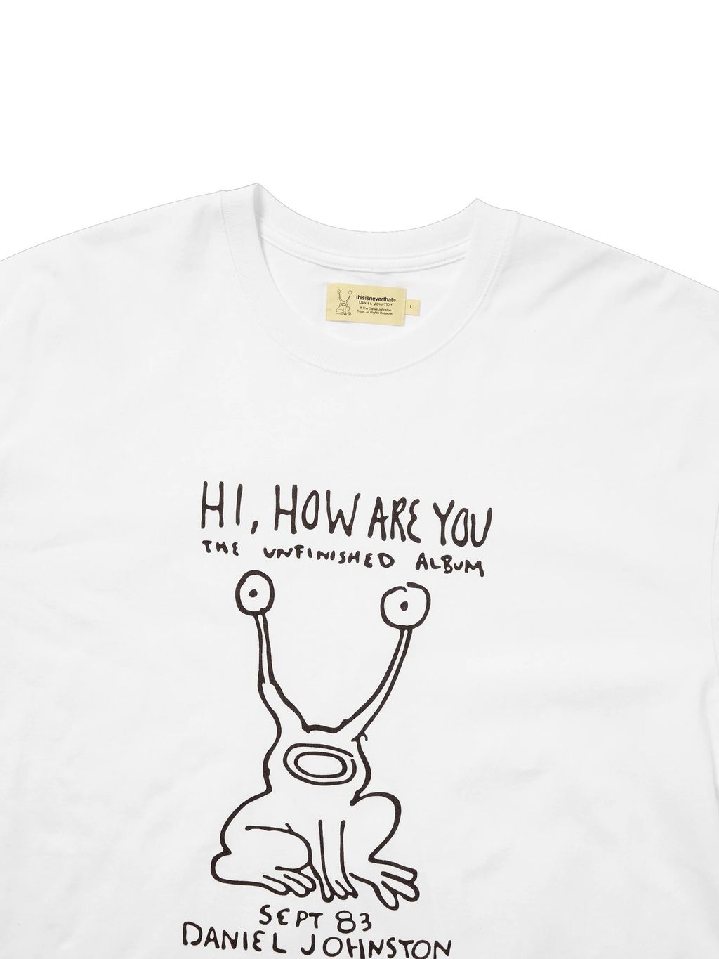 TNT Daniel Johnston Frog Tee White 2