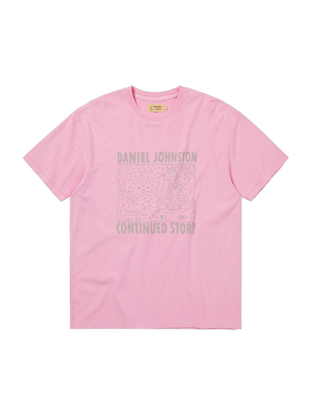 TNT Daniel Johnston Continued Story Tee Soft Pink 1