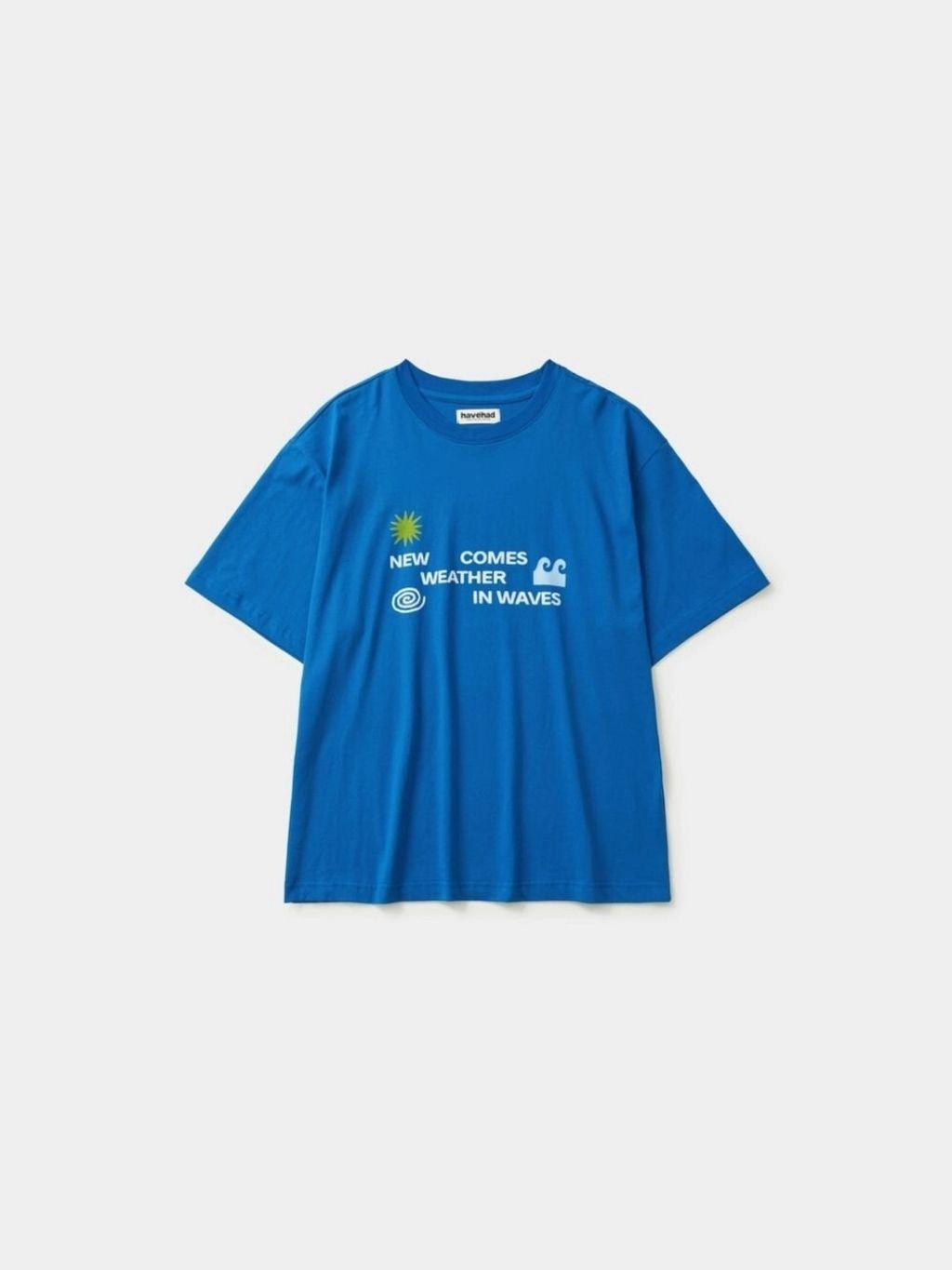 Weather in Waves Tee (Vintage Blue) M